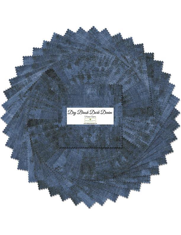 Dry Brush Dark Denim Layer Cake