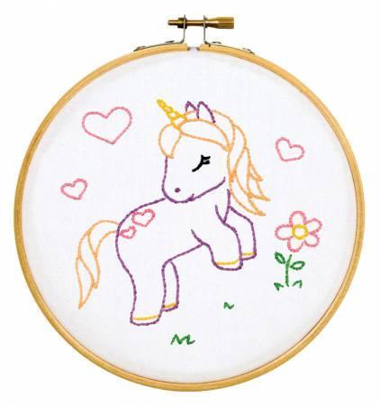 Baby Unicorn 6" Hoop Kit