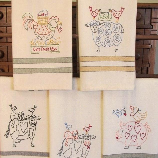 Animal Stackers Tea Towels