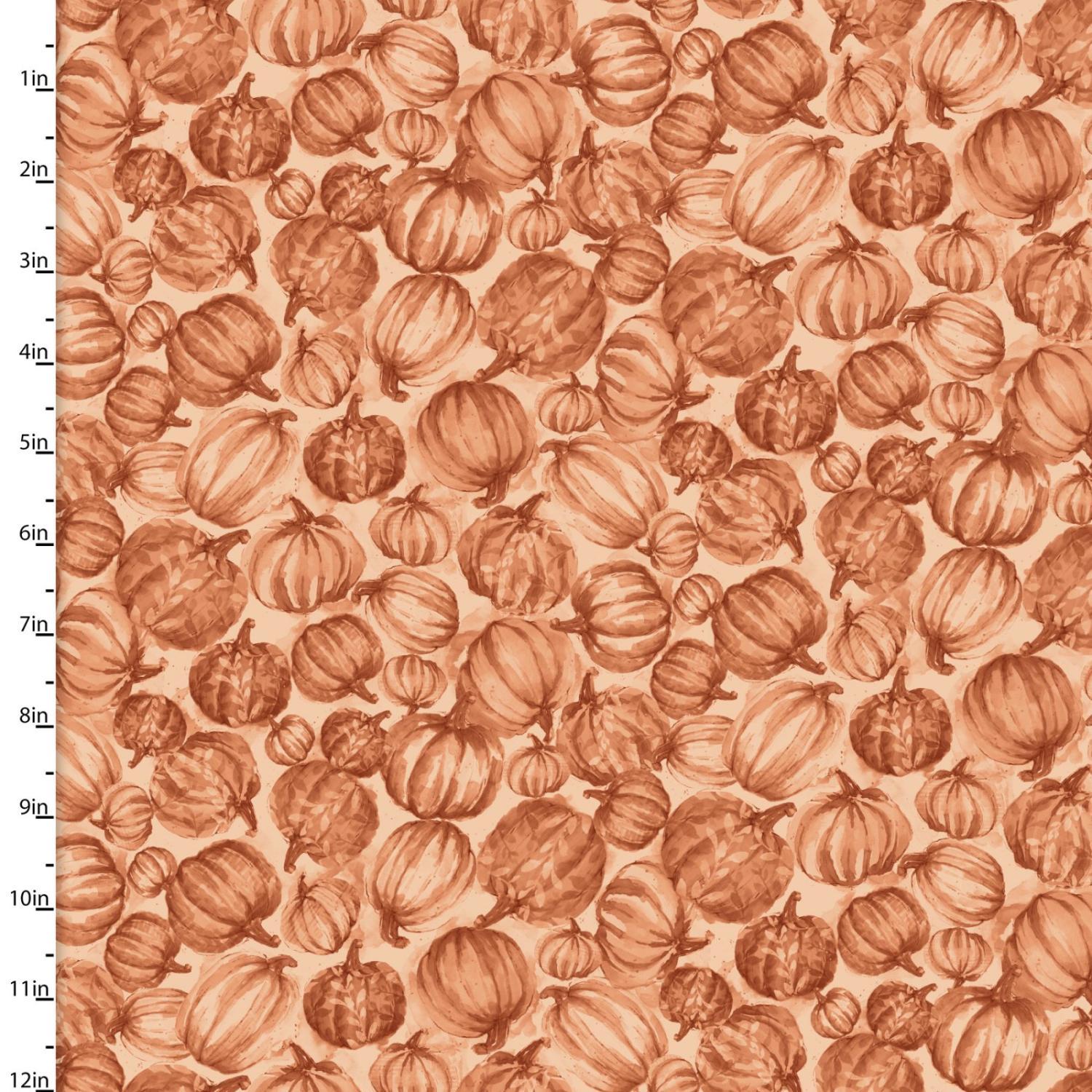 Happy Harvest 19567-Orange Tonal Pumpkins