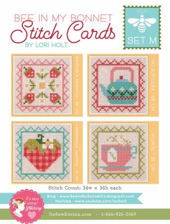 Bee in my Bonnet Stitch Card Set M