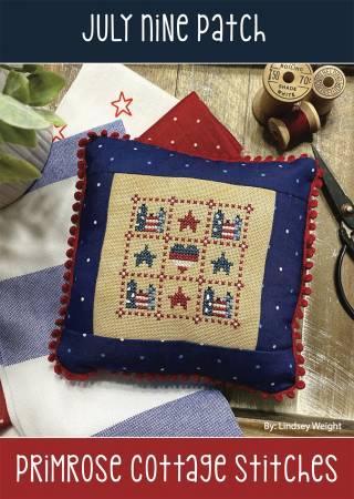 July Nine Patch Cross Stitch