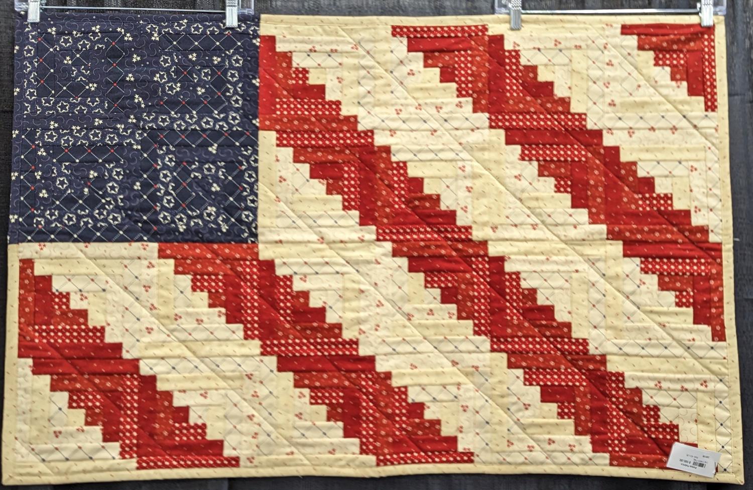 Log Cabin Flag Size: 42 x 28