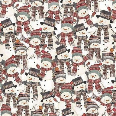 Packed Snowman CD2007-Multi Hat & Scarf