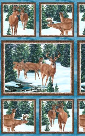 Frosty Woodlands 24251-427 Craft Panel Multi