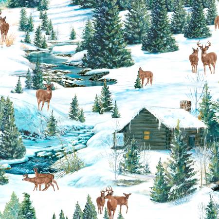 Frosty Woodlands 24253-172 Scenic Multi