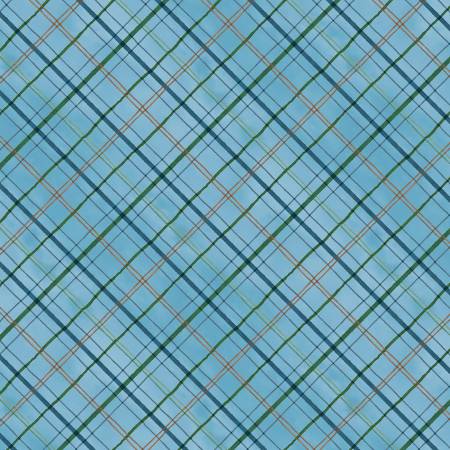 Frosty Woodlands 24257-447 Plaid Blue