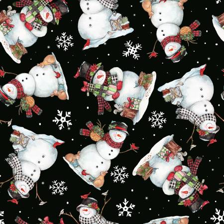 Frosty Hollow 24599-BLK Snowman Toss