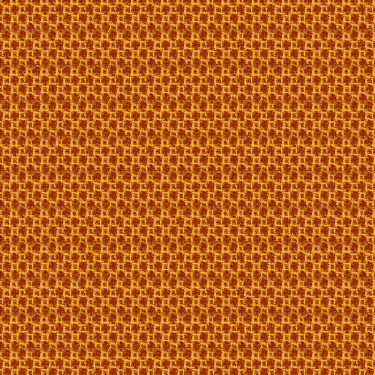 15" x 25" Fat Quarter Buttermilk Wool Fancies Q2475W-43 Orange/Cheddar