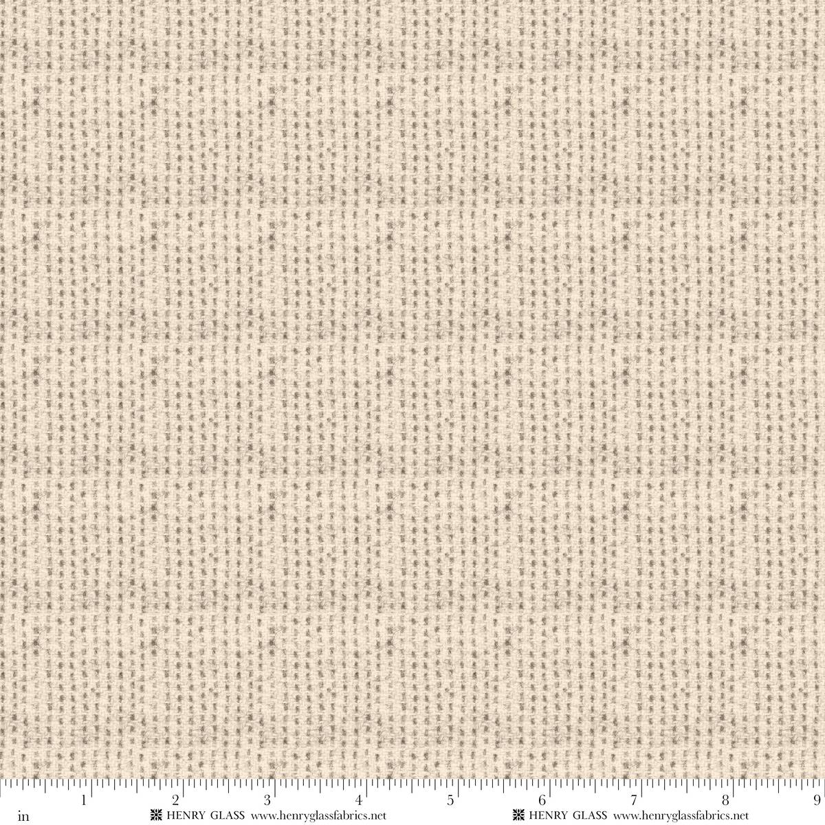 15" x 25" Fat Quarter Buttermilk Wool Fancies Q2476W-94 Cream/Gray
