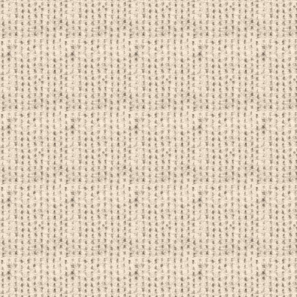 15" x 25" Fat Quarter Buttermilk Wool Fancies Q2476W-94 Cream/Gray