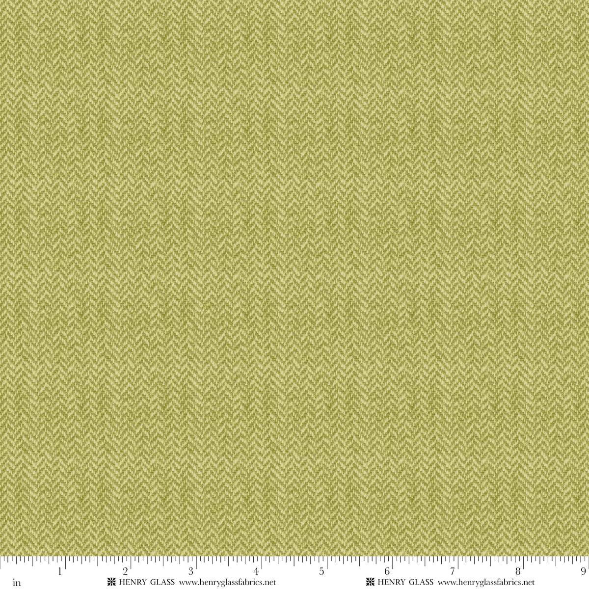 15" x 25" Fat Quarter Buttermilk Wool Fancies Q2479W-66 Green