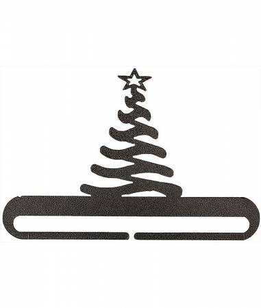 6in Modern Christmas Tree Split Bottom Charcoal