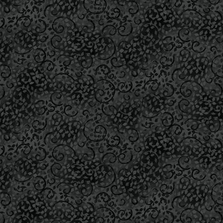 Black Scroll Texture 26035-999