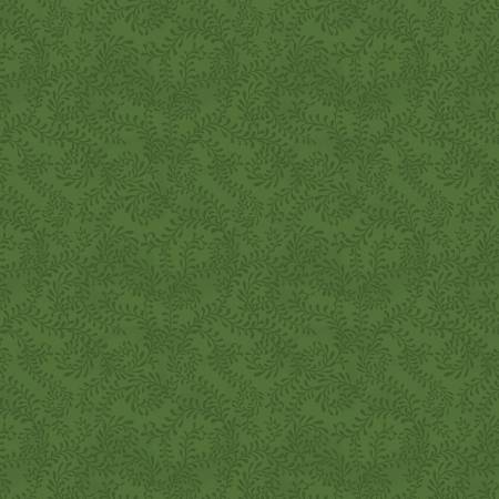 Essential 27650-779 Forest Green Swirling Leaves