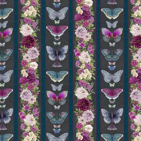 Midnight Garden 27695-946 Multi Repeating Stripe