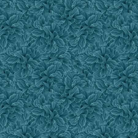 Midnight Garden 27701-449 Teal Petal Texture
