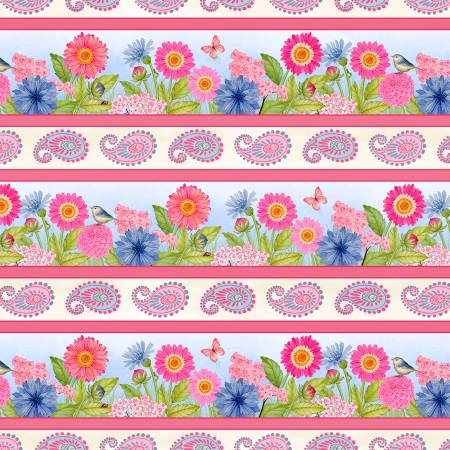Paisley Punch 27713-432 Multi Repeating Stripe