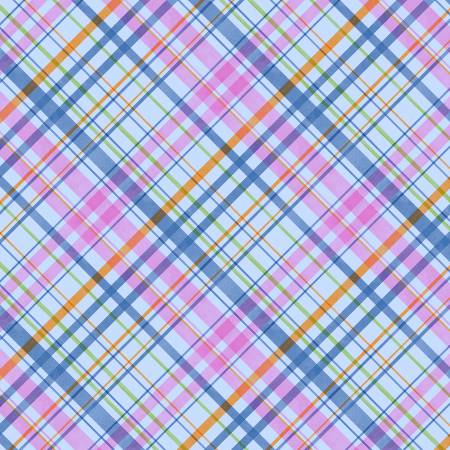 Paisley Punch 27722-448 Blue Plaid