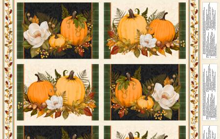 Oh My Gourd 27742-278 Placemat Panel Multi