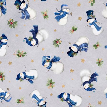 Let It Snow-Man! 27755-917 Snowmen Toss Gray