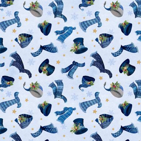 Let It Snow-Man! 27756-407 Hats & Scarves Light Blue