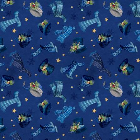 Let It Snow-Man! 27756-447 Hats & Scarves Dark Blue