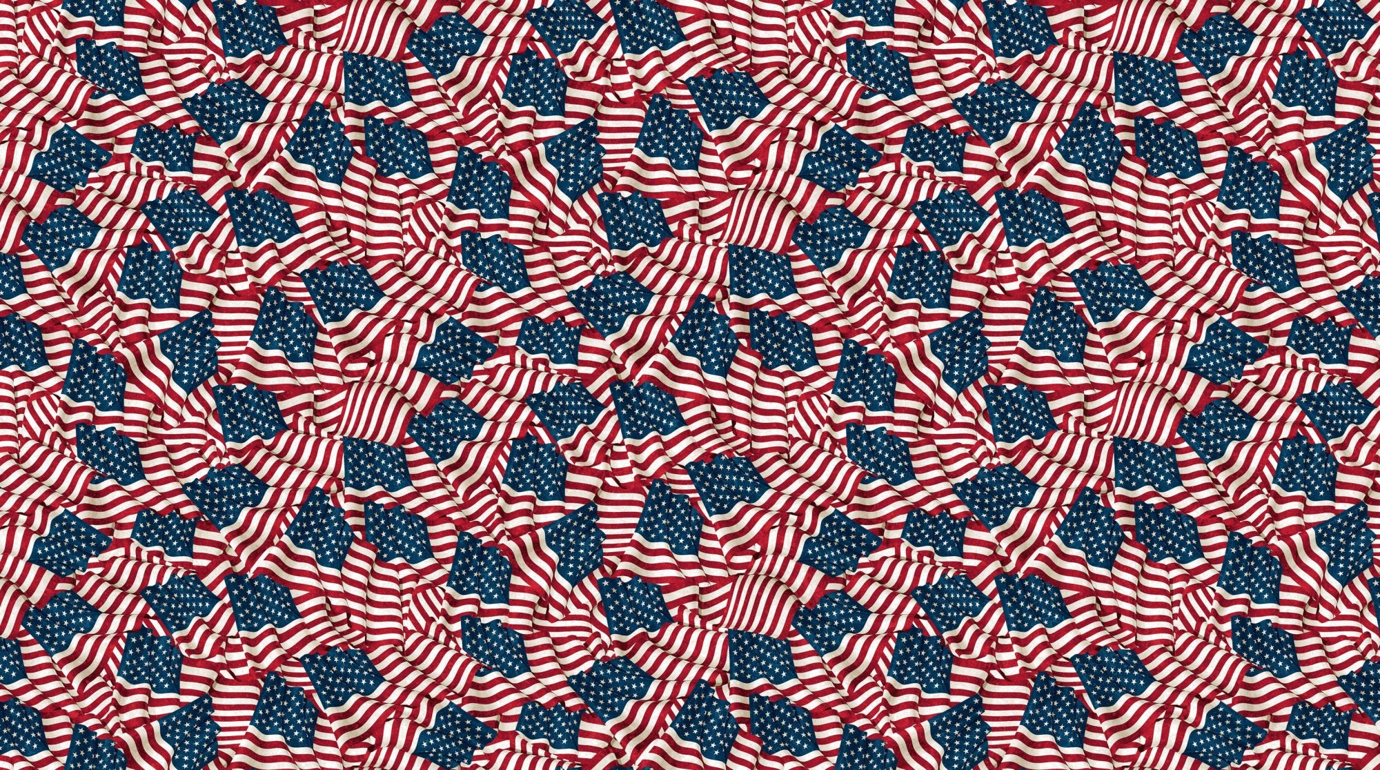 Stars and Stripes 13 27882-49 Navy Multi Waving Flags