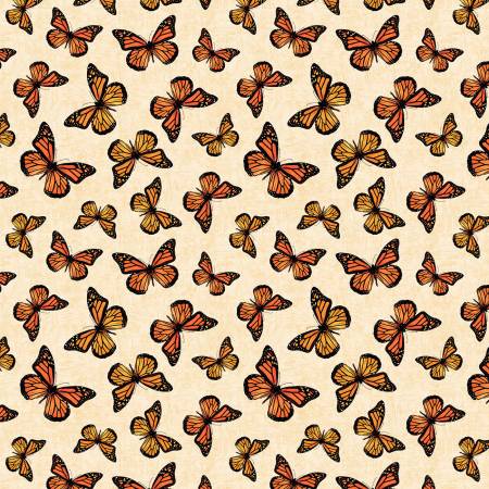 Sunshine Whispers 28656-298 Cream Butterfly Toss