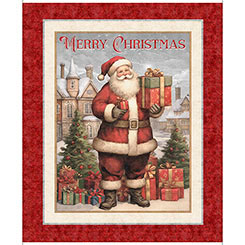 Holly Jolly - Santa Panel 36" wide