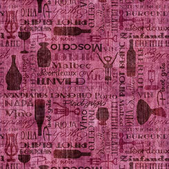 Cork & Barrel - Wine Bottles and Words Tonal 31174-D