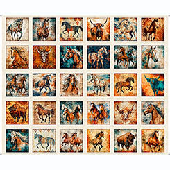 Born to Run - Horses & Bulls Picture Patches 31476-E