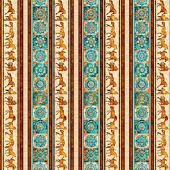 Born to Run - Hose & Mandalas Border Stripe 31477-X