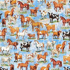 Yippie Ki Yay! 31491-B Cows & Horses