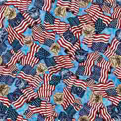 1776 - American Flags & 250 Crest 31662-B