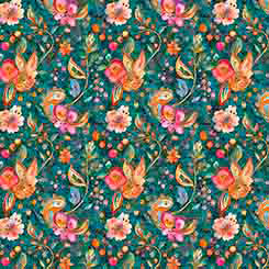 Fluttering Garden Butterfly Floral Paisley 31731-Q