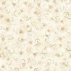 Sunflower Serenade 31808-E Bee & Scroll Tonal