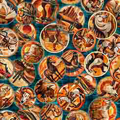 Canyonlands 32015-Q Horse Medallions