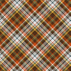 AUTUMN STITCHES - Diagonal Plaid
