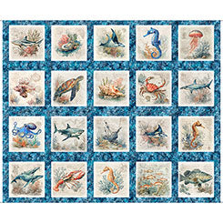 Nauticus 32050-B Sea Creatures Picture Patches Panel