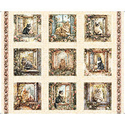 Purrfect Garden 32311-E - Cat Vignette Picture Patches
