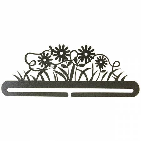 12" Daisy and Bee Split Bottom Charcoal