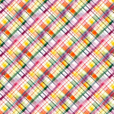 Dahlia Botanica Diagonal Plaid Multi 33928-157