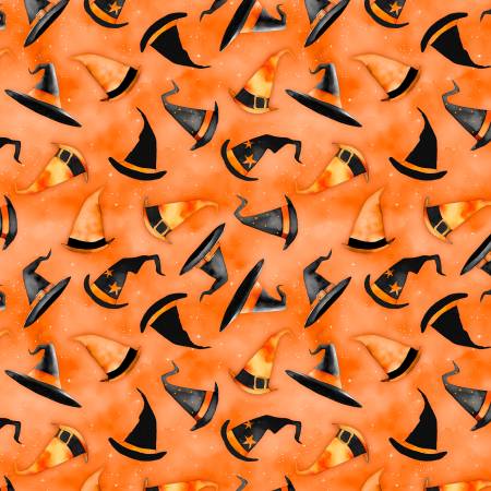 Spooky Trails 33933-889 Witches Hats Orange