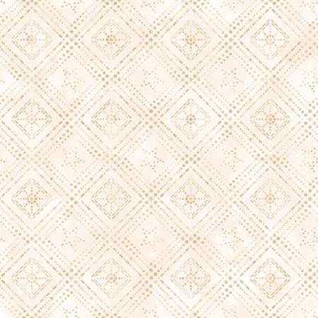 Hearth & Home 3613-44 Cream Log Cabin Dot