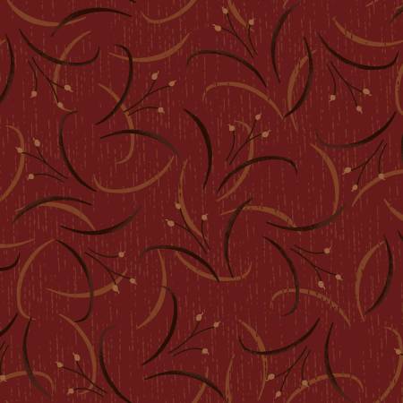 Hearth & Home 3614-88 Red Lily Swirl