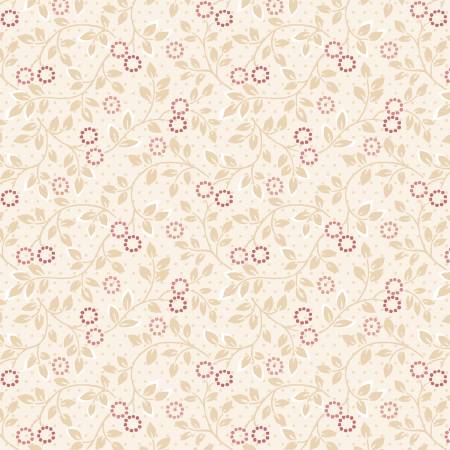 Hearth & Home 3616-44 Cream Daisy Dot Vine