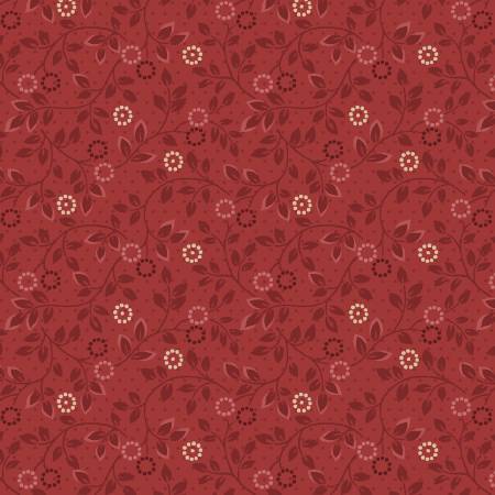 Hearth & Home 3616-88 Red Daisy Dot Vine