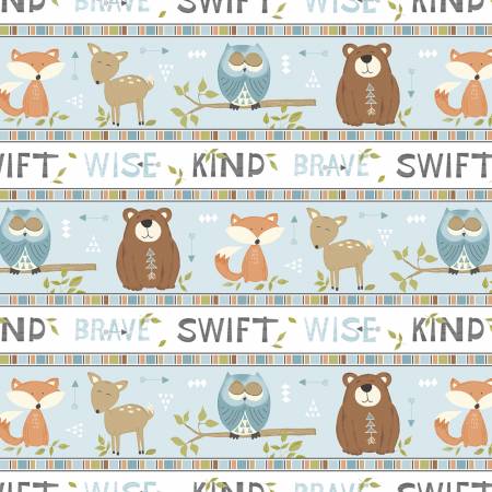 Winsome Critters 36252-149 Multi Repeating Stripe