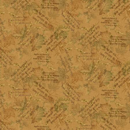 Bountiful Blessings 3633-33 Gold Mixed Media Leaves